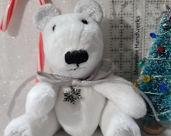 Handmade Miniature Teddy Bear: Soft Furry Collectible (5 inch)