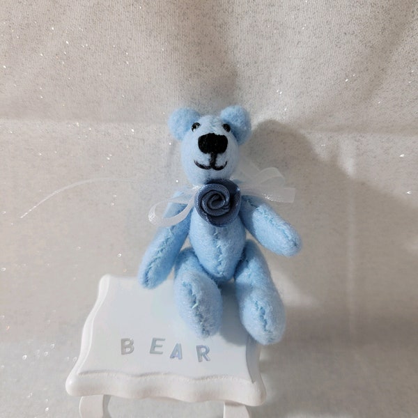 Tiny Teddy Bears, Handmade Teddy Bears, Miniature bears, Decorated Tiny Teddy Bears