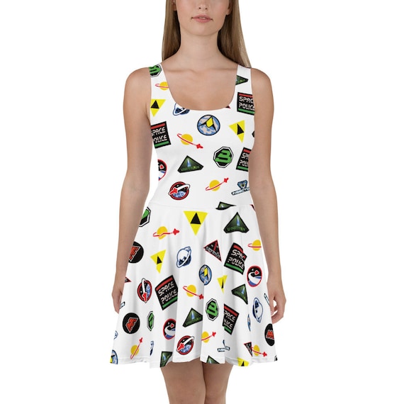 space skater dress Vintage Space Logo Skater Dress