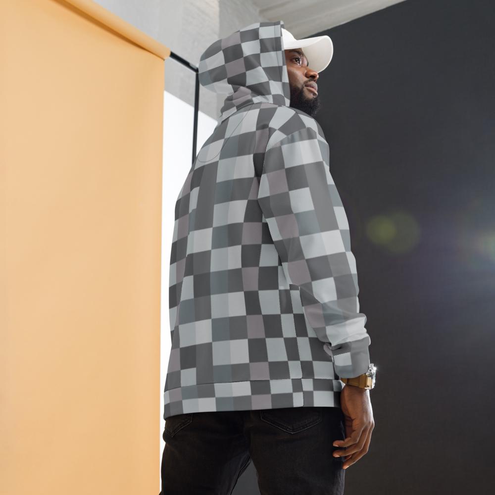 Pixel Block Gamer Unisex Hoodie - Retro Gaming Sweatshirt Green