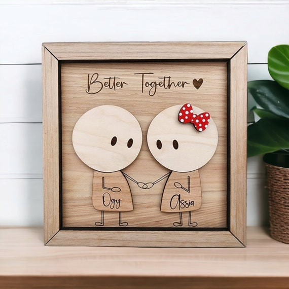 Unique Love Couple Gift For Birthday, Anniversary, Customized Gift