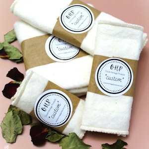 Custom Size Castor Oil Pack: Handmade Unbleached Cotton Flannel