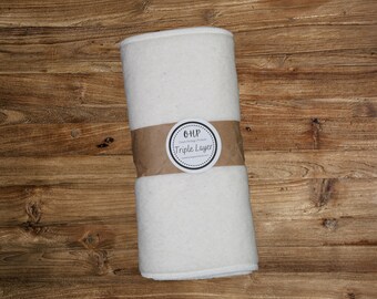 TRIPLE LAYER 9x18 Cotton Castor Oil Pack~Support Small Family Ranch~Handmade in the Missouri Ozarks