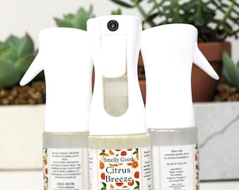 All Natural Citrus Air Freshener Room & Linen, Fine Mist, Bathroom Spray
