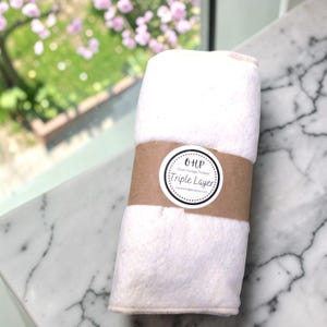 Wool Cotton Triple Layer Castor Oil Pack  with plastic cover ~Handmade in the Missouri Ozarks~