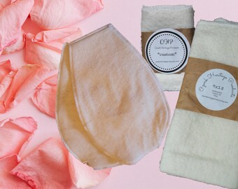 Bundle & Save!!  | Liver | Breast| Thyroid | Plastic Covers Included | 100% Cotton Flannel | All Natural Cotton Castor Oil Packs