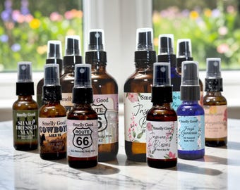 All Natural Body Spray: Vegan Alcohol-Free Perfume Spray