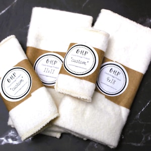 Best Seller Castor Oil Pack Combo (with plastic covers)  ~Handmade Unbleached Cotton~