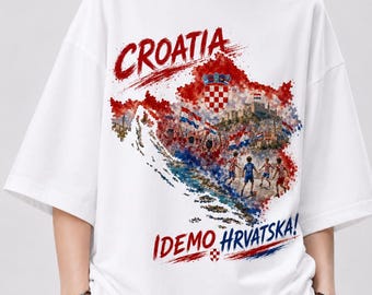 Croatia Team 2026 World Cup PNG, National Football Soccer Clipart (Digital Download)