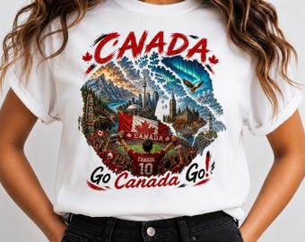 Wereldkampioenschap Canada 2026 png, ontwerp voetbalfan Canada, Canadees voetbalshirt png, ontwerp sublimatie kaart Canada (digitale download).