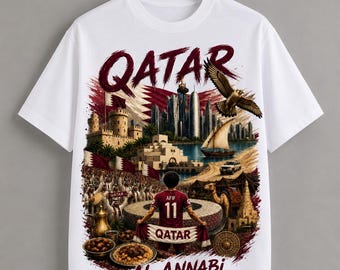 Grafisch T-shirt WK 2026 Qatar – voetbalfankleding (digitale download)