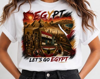 Egypt World Cup 2026 PNG | Egypt Football Supporter Shirt Design | Soccer Fan Digital Download | Printable Fan Artwork