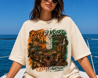 Wereldkampioenschap Ivoorkust 2026 png, ontwerp voetbalshirt Ivoorkust, voetbalfan png, grafisch sublimatie T-shirt, afdrukbaar voetbalkunstwerk
