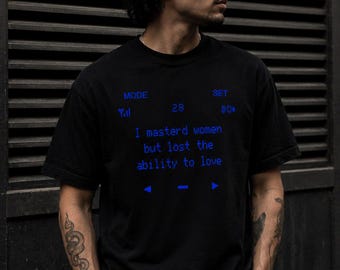 Y2K Cyberpunk Graphic Tee | Retro Digital Screen T-Shirt | Alternative Fashion Aesthetic | Unisex Softstyle Tee