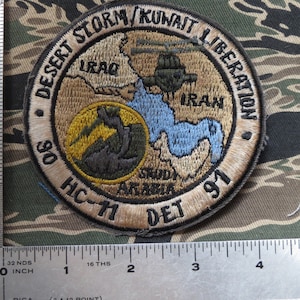 Patch , desert storm , hc 11 , det 91     , 20% off on next orders of patches