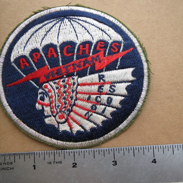 PATCH ,   US Air Force , usaf , 1st Bn 501st Airborne PIR Parachute Apaches Recon patch    , 20% Off On Next Orders Of Patches