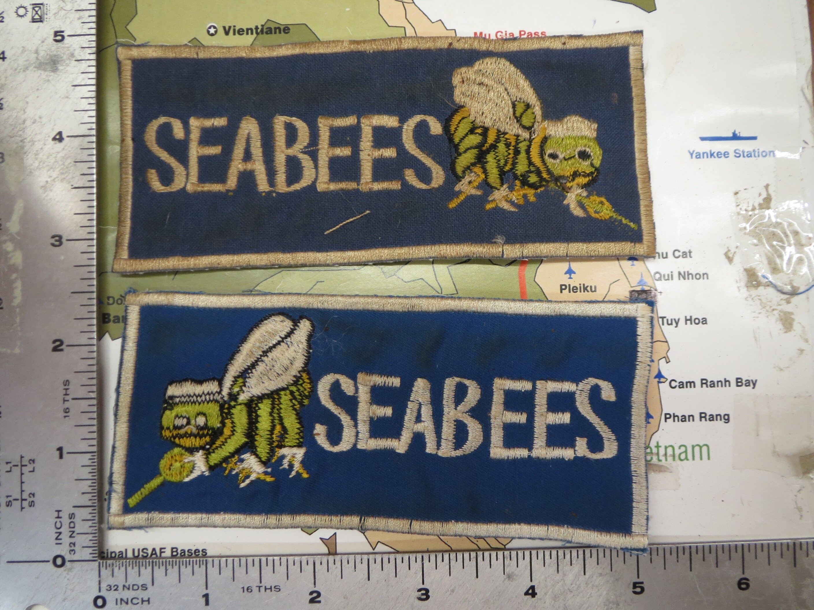 Sold at Auction: U.S. Navy jacket patches (30). Assorted cloth badges in  various sizes including USS George Washington, USS John F Kennedy CV 67,  etc.