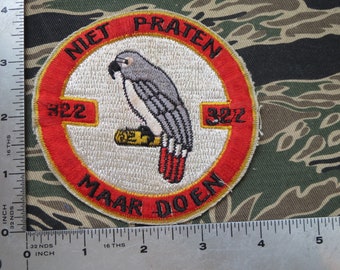 patch , Sqn Royal Netherlands Air Force 322 MAAR DOEN  , 322nd ,  , have, vietnam war , uscg , USN , uss