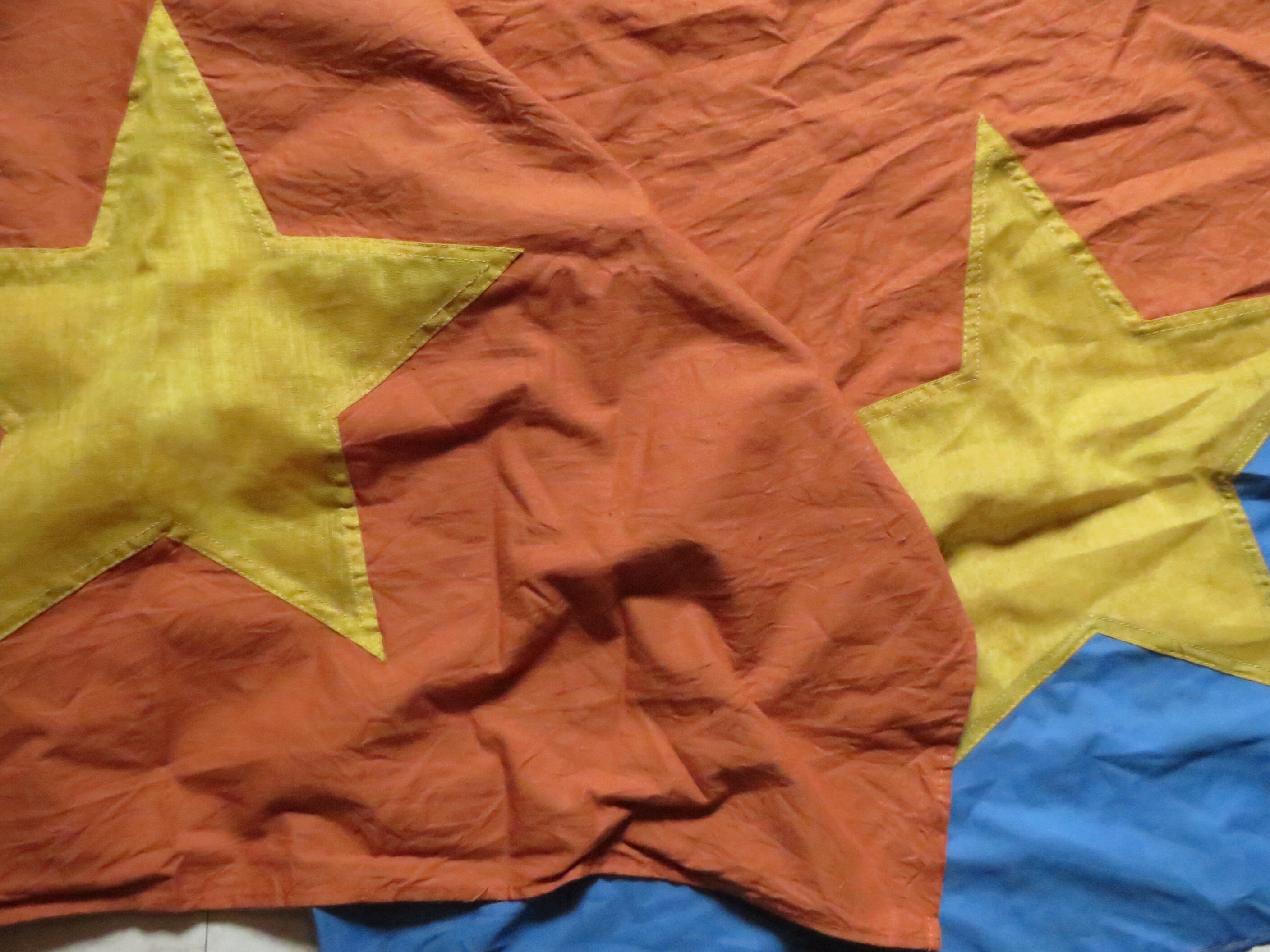 3 Flags Vc Vietcong Flag Red and Blue Flag W Yellow Nva Etsy