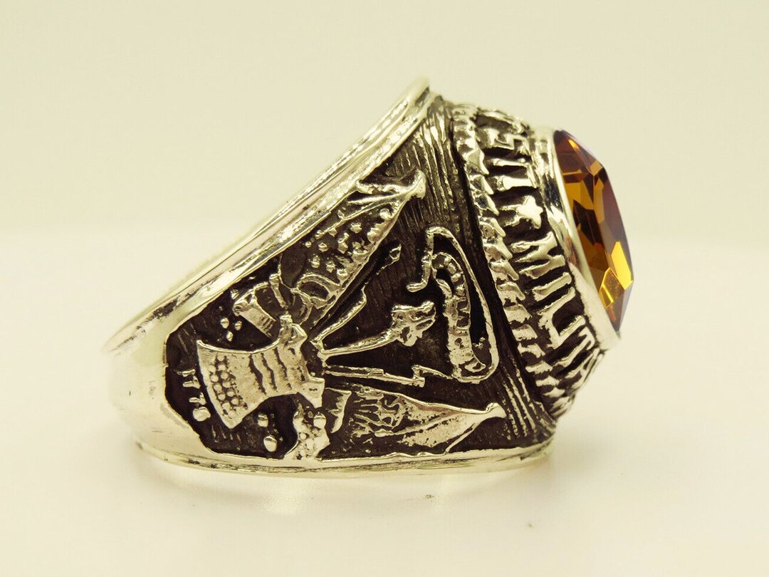 01, RING , Army , MP Ring , Military Pol , US Size: 10 , Solid Sterling ...