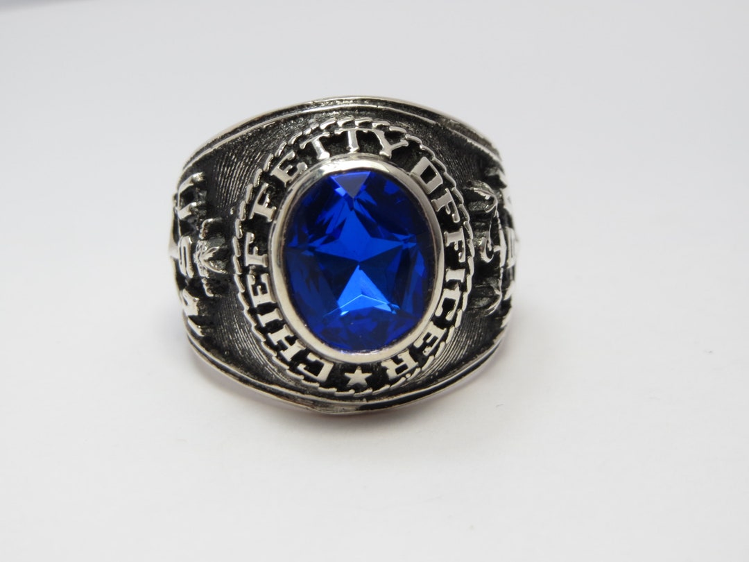 01, Ring , Navy , Navy Ring , Chief Petty Officer , Usn , US Size: 13. ...