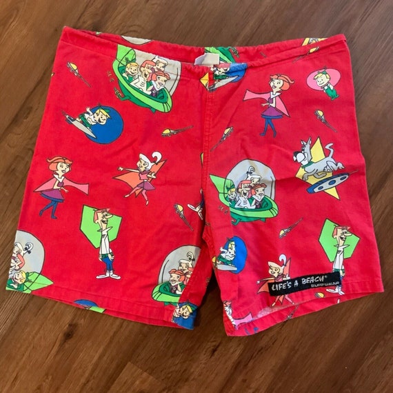 Vintage 80s Life's A Beach Surfgear Jetsons Shorts 1980s Bad Vintage 80s Life's A Beach Surfgear Jetsons Shorts 1980s Bad