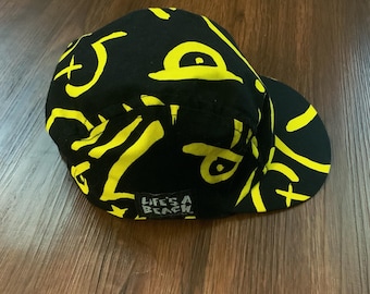 Vintage 80s Life's A Beach Surfgear Beret Hat 1980 Skate