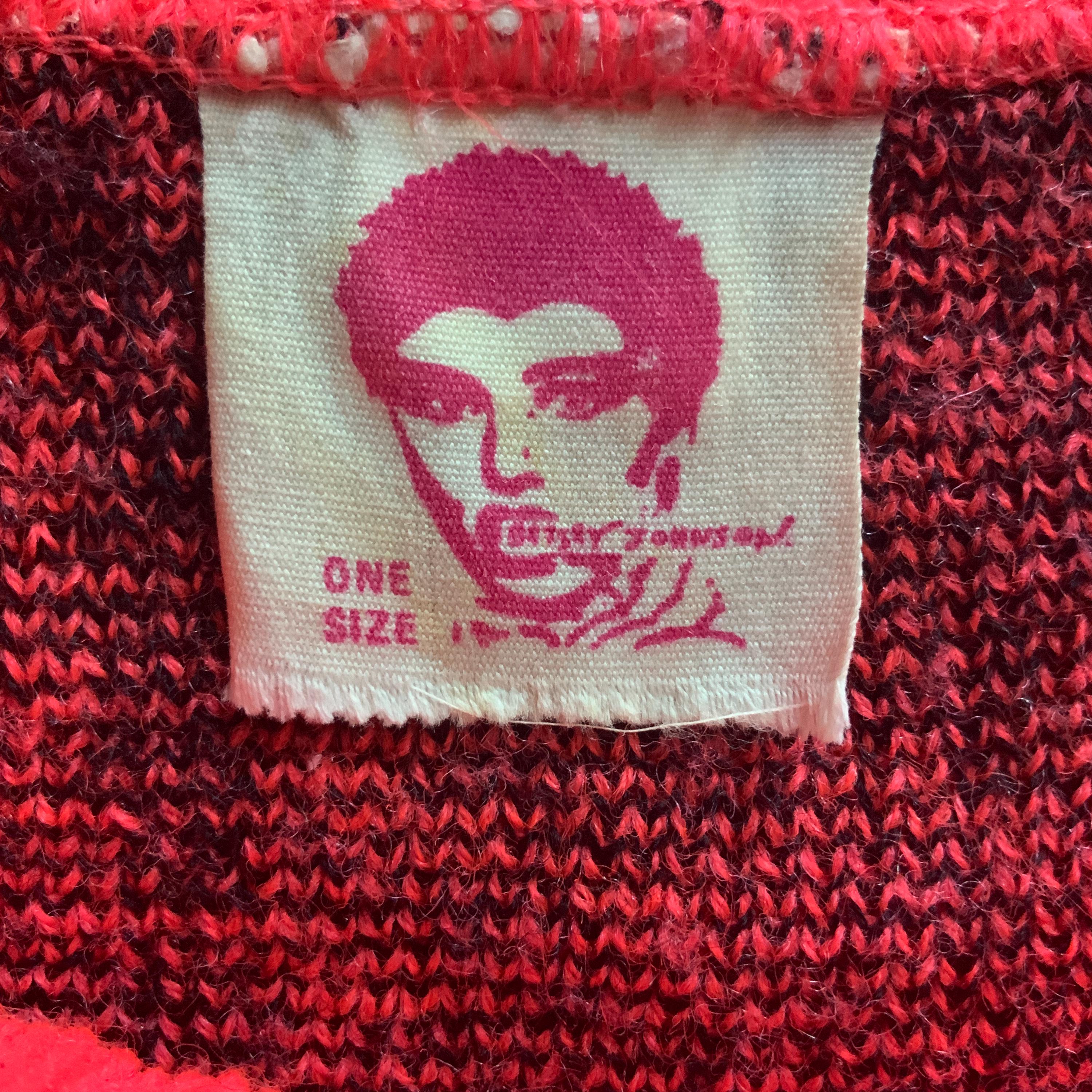 Vintage 80s Betsey Johnson Punk Label Spiders Sweater - 1980s New