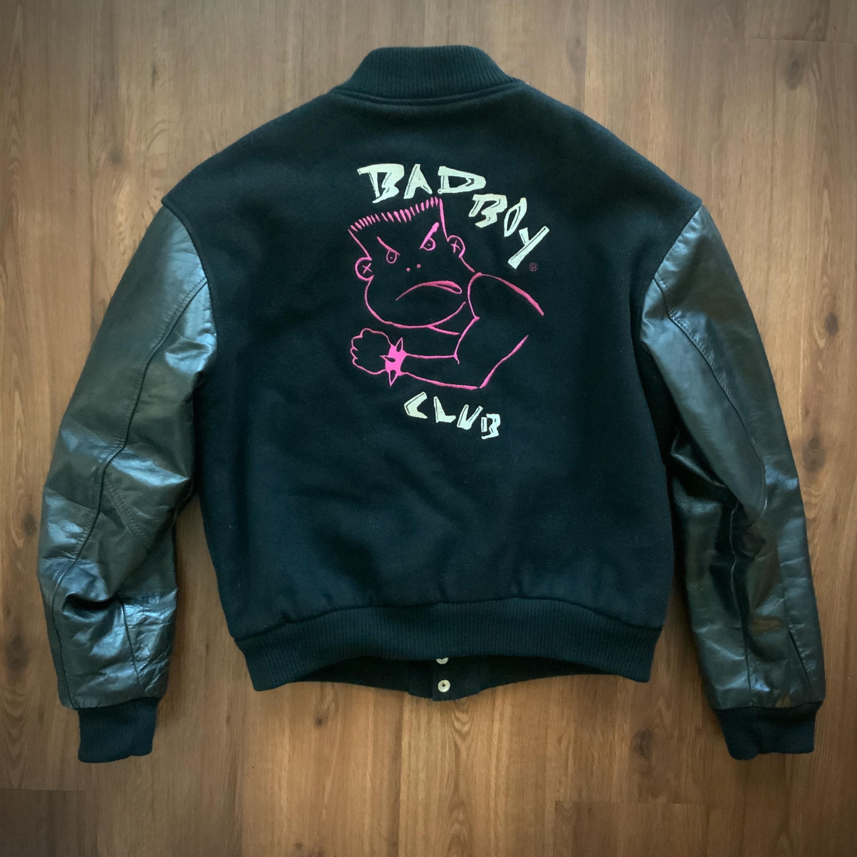 Vintage 80's Bad Boy Club Letterman Jacket Life's A Beach