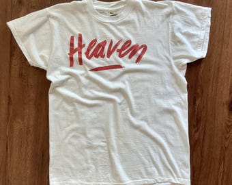 Vintage 80s Heaven Divine T-shirt 1980s Store Comic Book Art Brand Punk Rock Tee Shirt