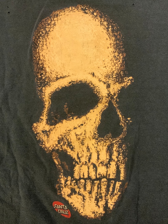 Vintage 80s Santa Cruz Skateboards Jim Phillips Street Creep Skull