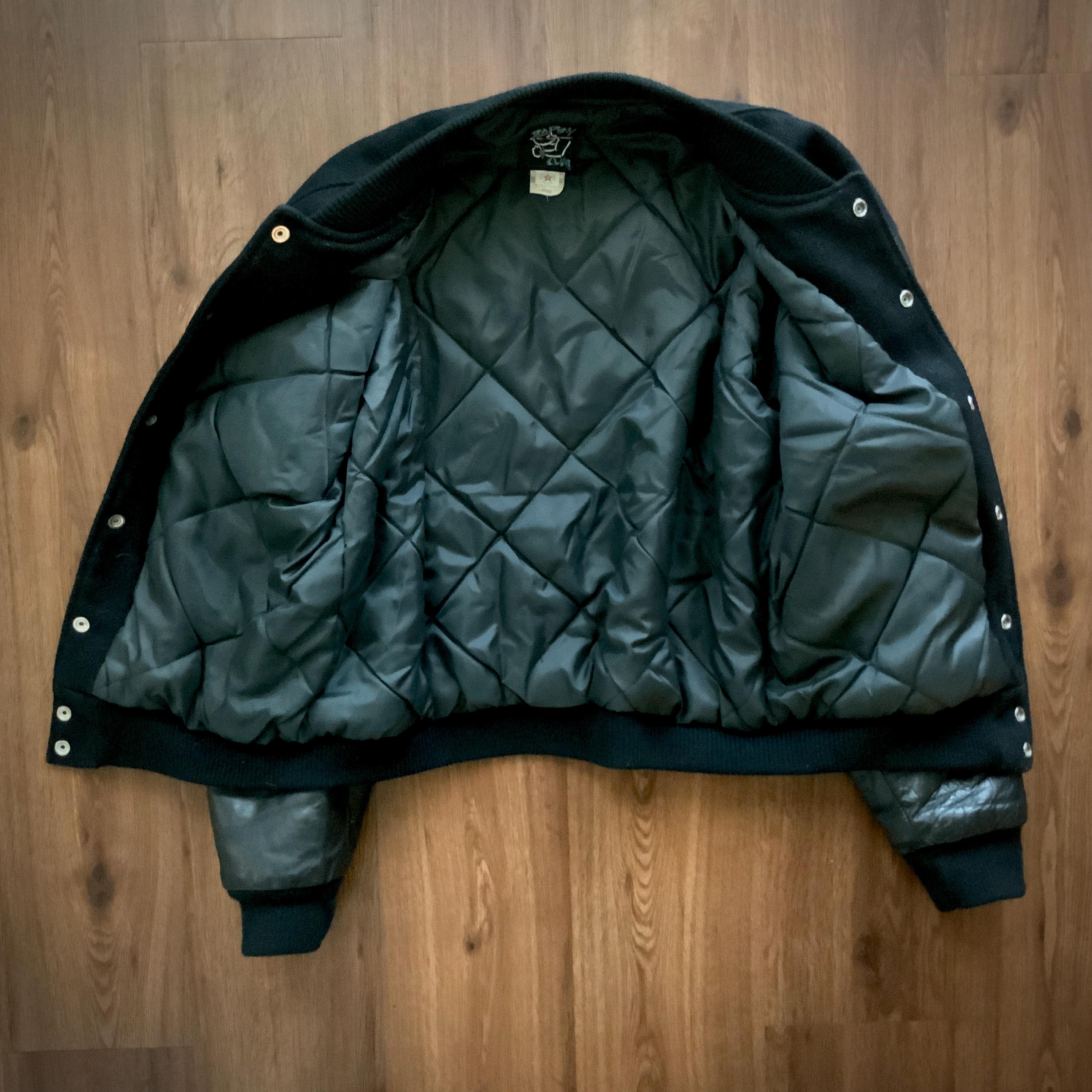 Vintage 80's Bad Boy Club Letterman Jacket Life's A Beach Surfgear