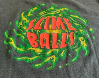 サンタクルーズ　SLIME BALLS Tシャツ santa cruz 当時 やばいこのサンタクルーズのスライムボールTフェード感最高すぎて死ぬ