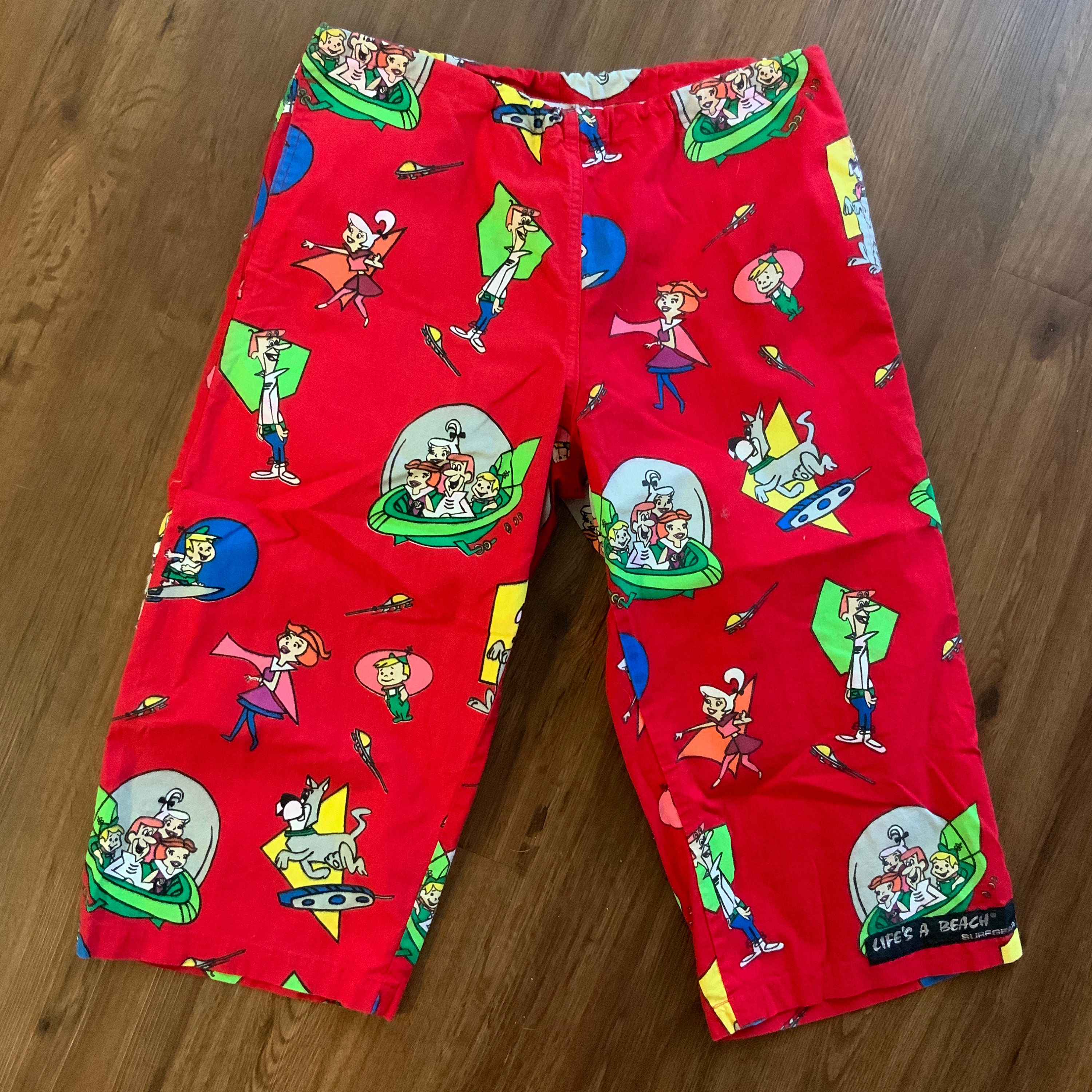 【500円引きクーポン】 Vintage 80s Life's A Beach Surfgear Jetsons Shorts 1980s Bad ウエア
