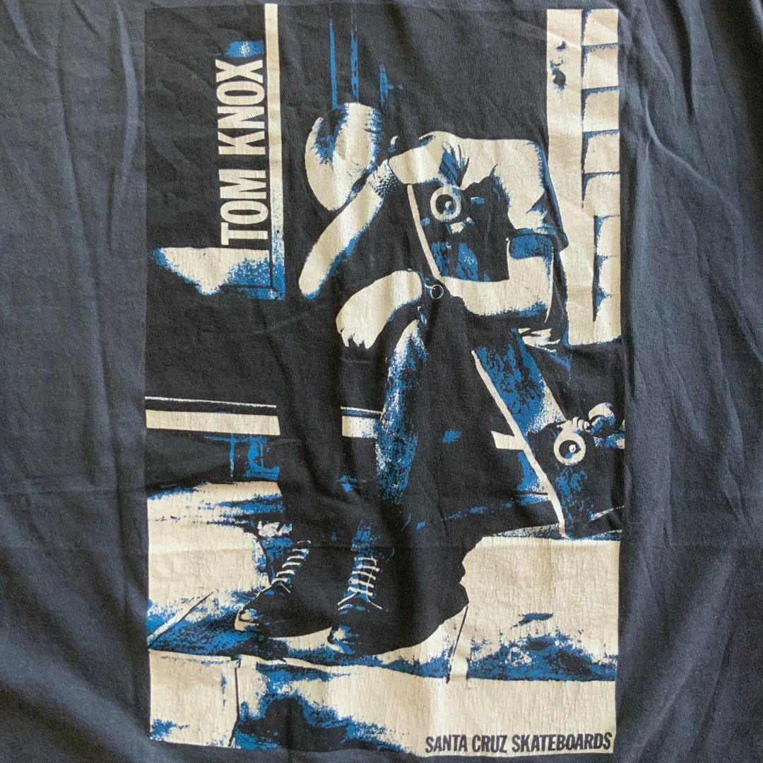 80s Santa Cruz キースミーク Tシャツ old skate 1980s SANTA CRUZ T-Shirt Jeff Grosso Model Size L “Toy Box