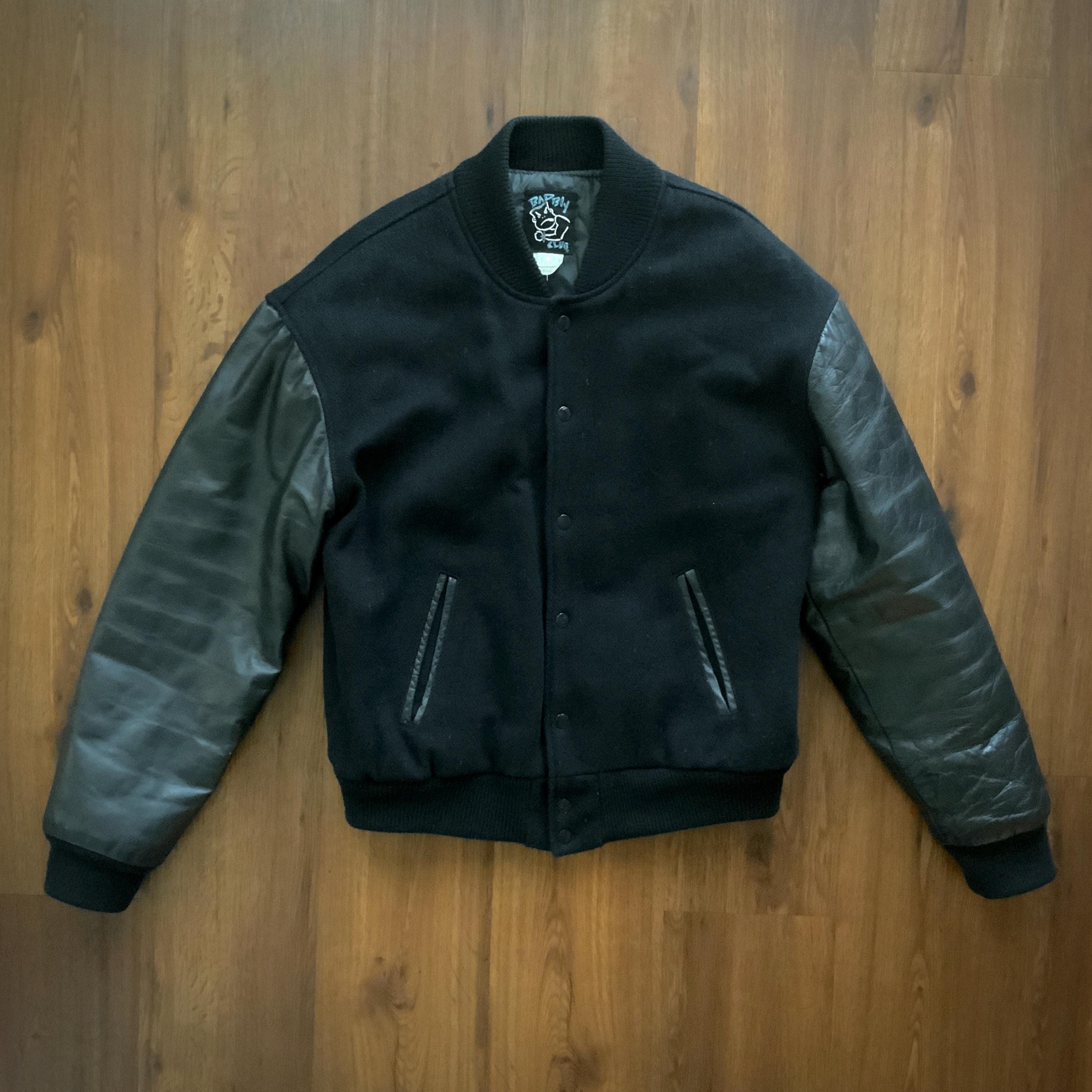 Vintage 80's Bad Boy Club Letterman Jacket Life's A Beach Surfgear