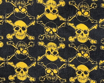 Vintage 80s Life's A Beach Surfgear Yellow Punk Skull Shorts