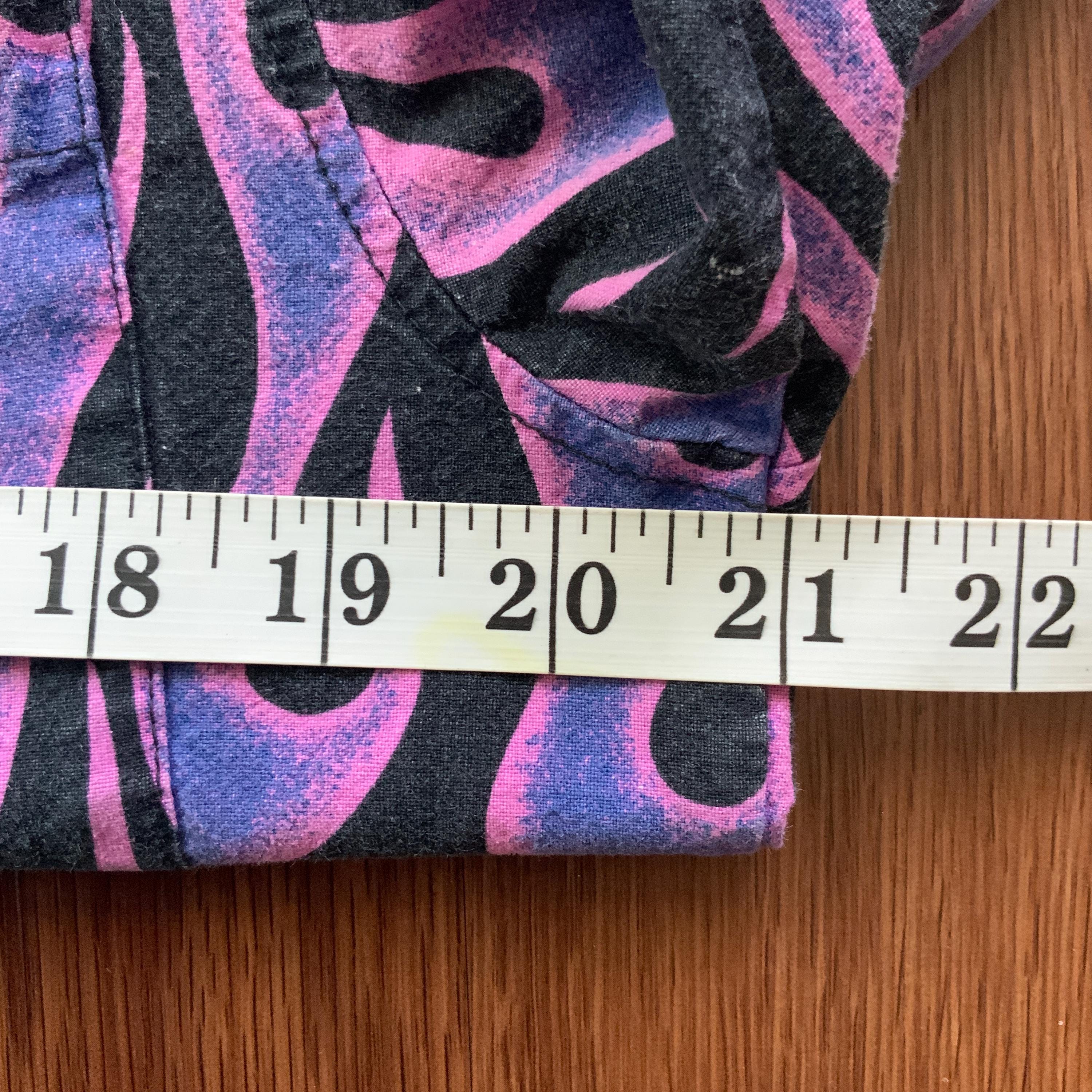 Vintage 80s Life's A Beach Surfgear Flames Button up Lil Devils