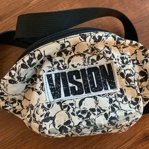 vision ウエストポーチ セット　80s 90s Vintage 80s Vision Street Wear Skulls Bum Bag 1980S VSW Fanny Pack