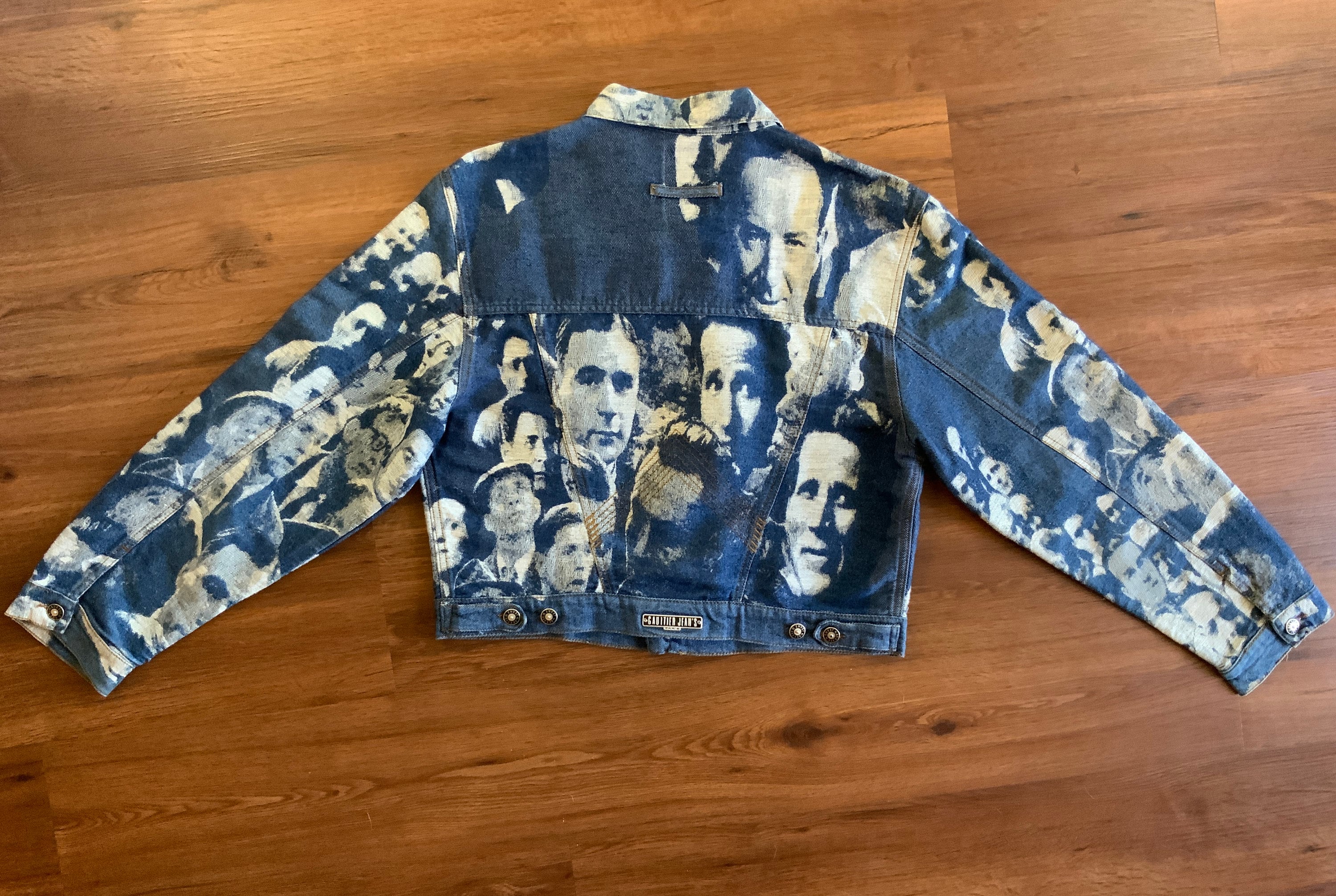 Vintage 90s Jean Paul Gaultier Jeans Jacquard Jean Jacket Vintage 90s Jean Paul Gaultier Jeans Jacquard Jean Jacket