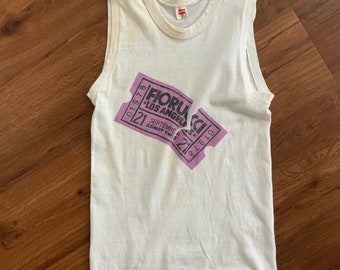 Vintage 70’s Fiorucci Los Angeles Store Opening Tee - 1970s New Wave Punk Pop Art Shirt -  Graphic Design History T-shirt
