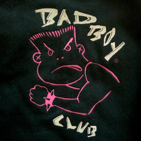 Vintage 80's Bad Boy Club Letterman Jacket Life's A Beach Surfgear Vintage 80's Bad Boy Club Letterman Jacket Life's A Beach Surfgear