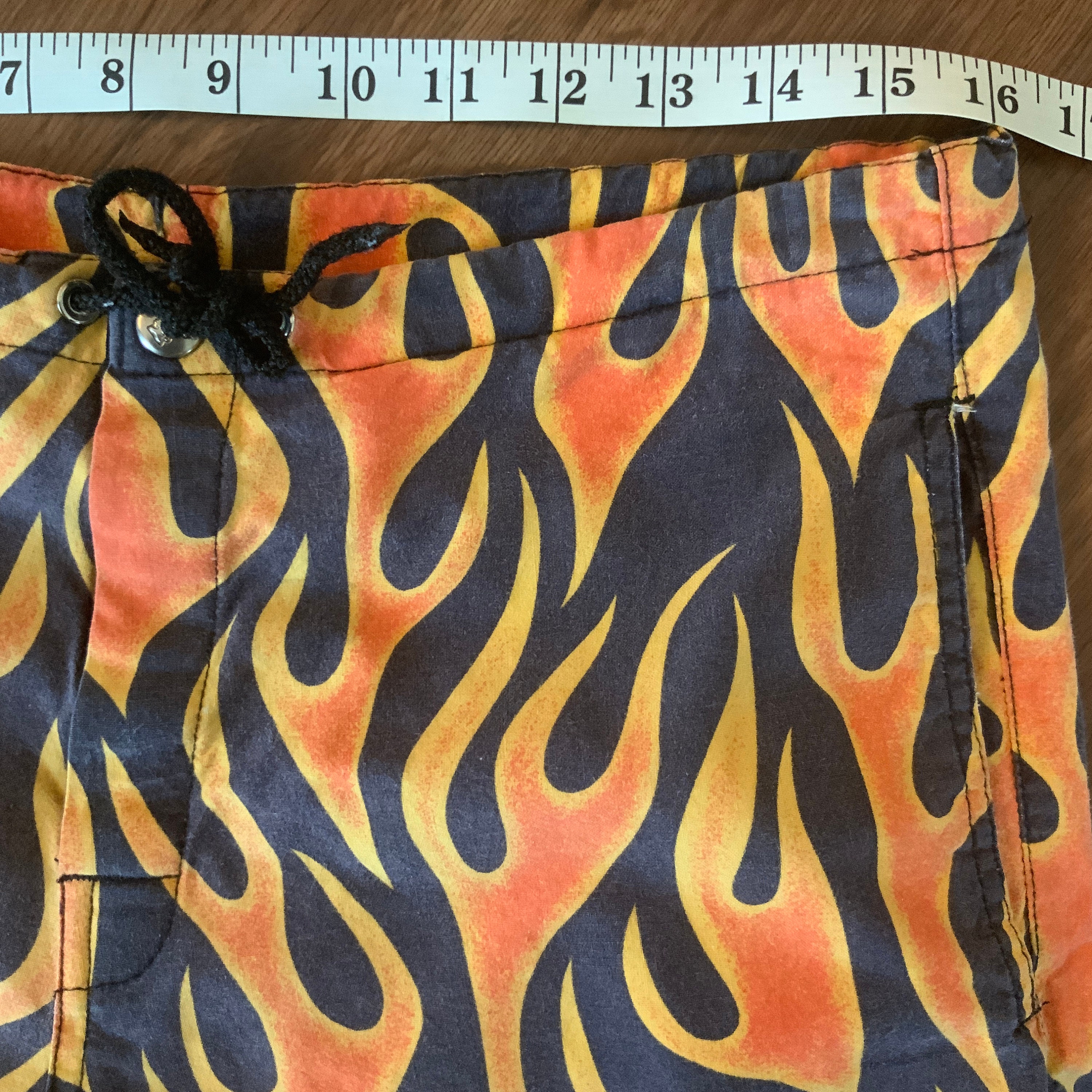 Vintage 80s Life's A Beach Surfgear Devil Flames Hell Shorts Vintage 80s Life's A Beach Surfgear Devil Flames Hell Shorts