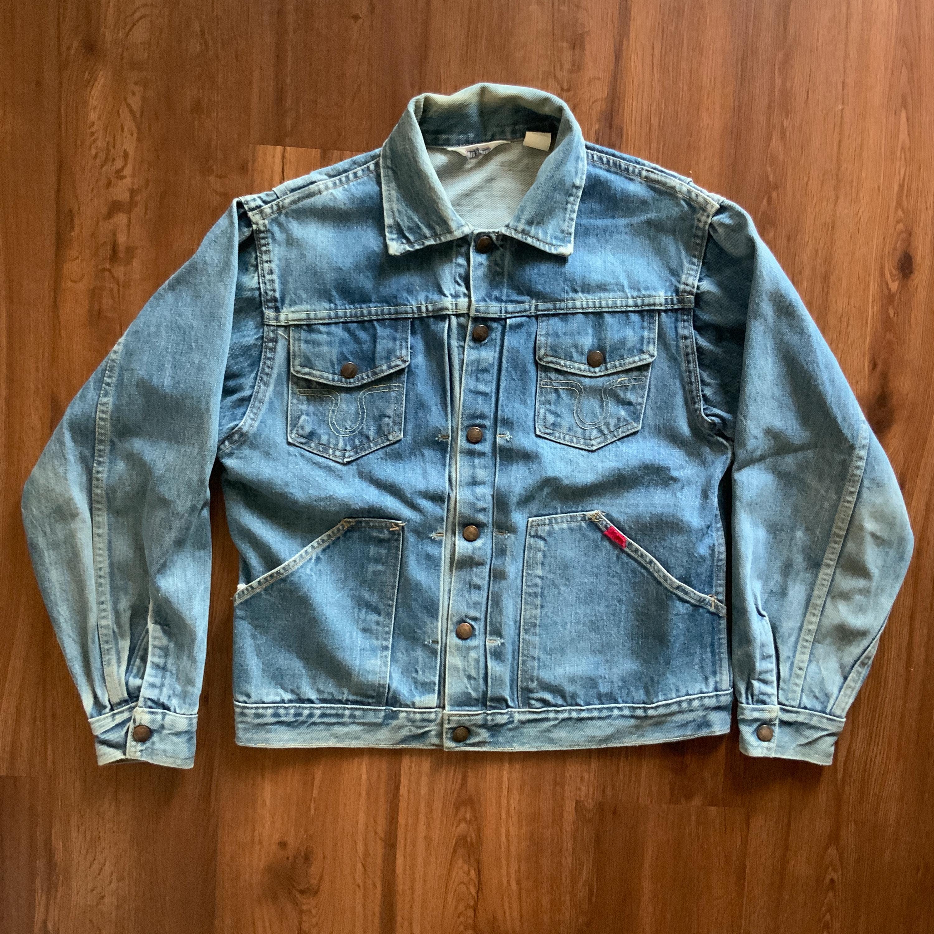 1960s Denim Jacket - Etsy