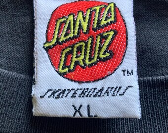 Vintage 80s Santa Cruz Skateboards Tee - Jim Phillips Street Creep