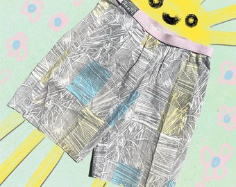 80s オリジナル life's a beach Jetsons shorts Vintage Life's A Beach Surfgear Shorts Skater Small Jetsons
