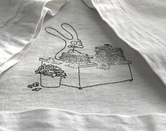 Vintage 80s Matt Groening Life In Hell T-shirt 1989 Job Work Office Comic Book Tee 1980 Skateboard Simpsons shirt