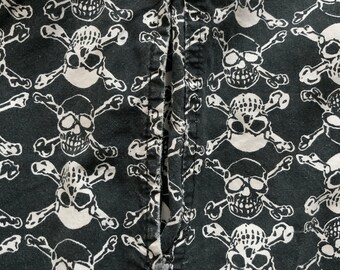 【新品、上下セット】Life's a Beach SKULL PATTERN Vintage 80s Life's A Beach Surfgear Punk Skull Shorts 1980s