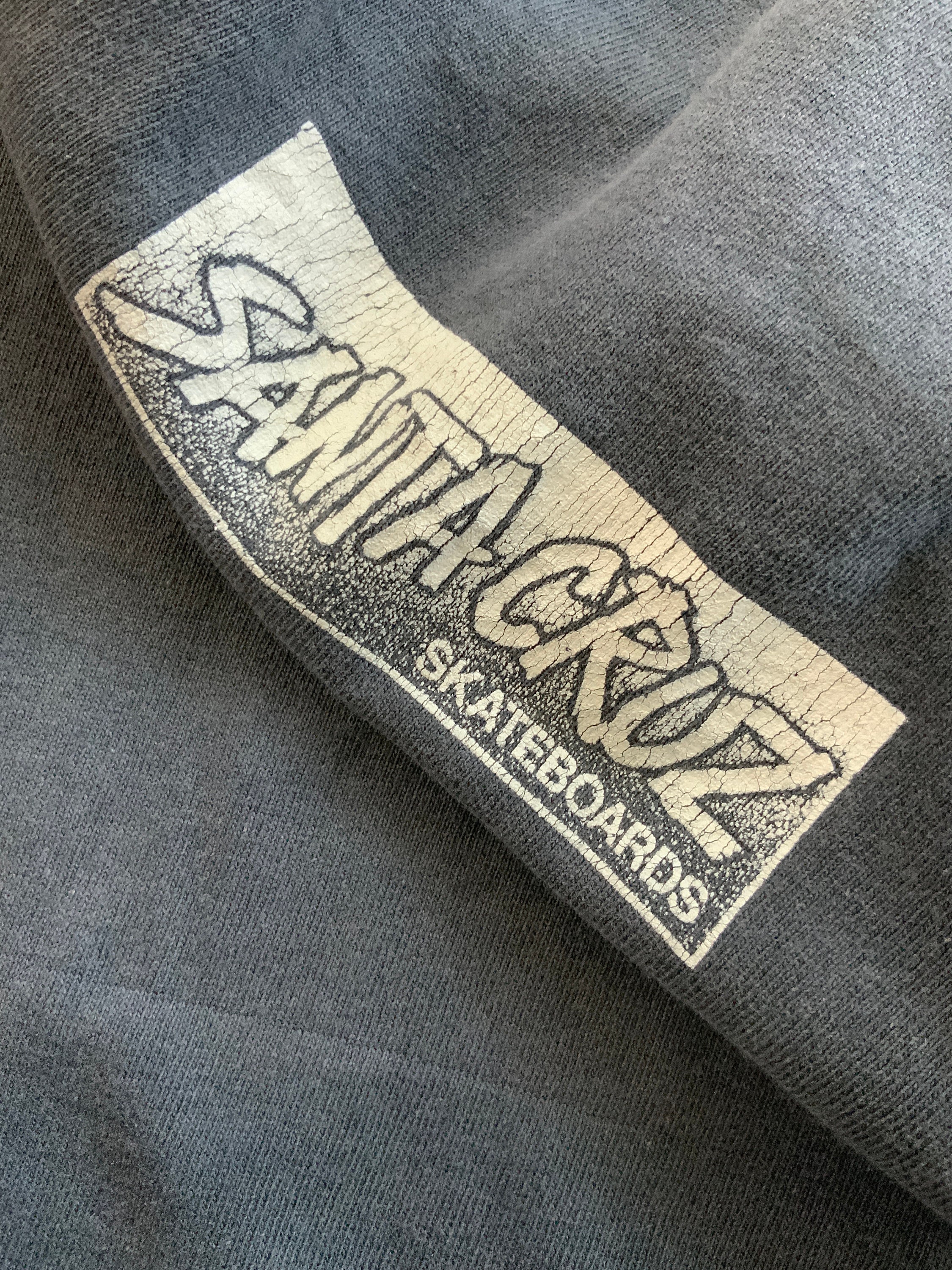 Vintage 80s Santa Cruz Tom Knox Discord Skate T-shirt 1980s Vintage 80s Santa Cruz Tom Knox Discord Skate T-shirt 1980s
