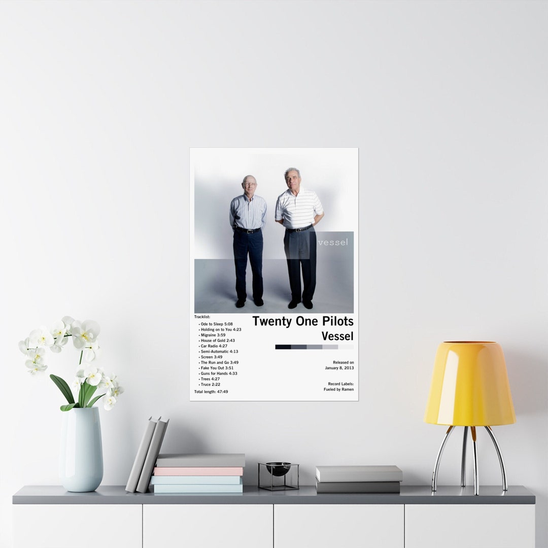 Twenty One Pilots Vessel Album Poster Custom Album Poster Music Wall